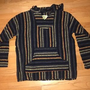 Mexican Baja striped hoodie